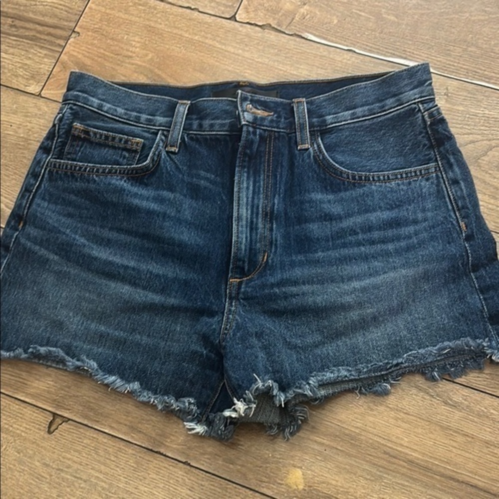 Joe's Jeans Blue Jean Shorts High-Waisted Distressed